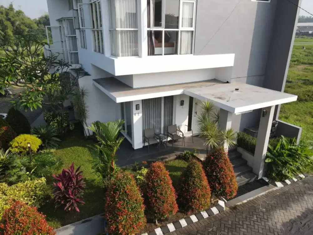 DIJUAL SEGERA Rumah Hook Cantik Plus Furnish Siap Huni Pandanwangi Sulfat Malang