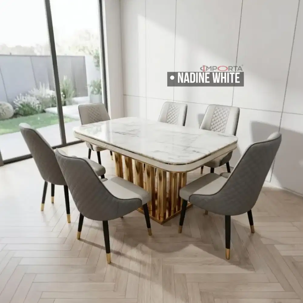 Meja Makan Mewah Importa Ds Nadine 6K