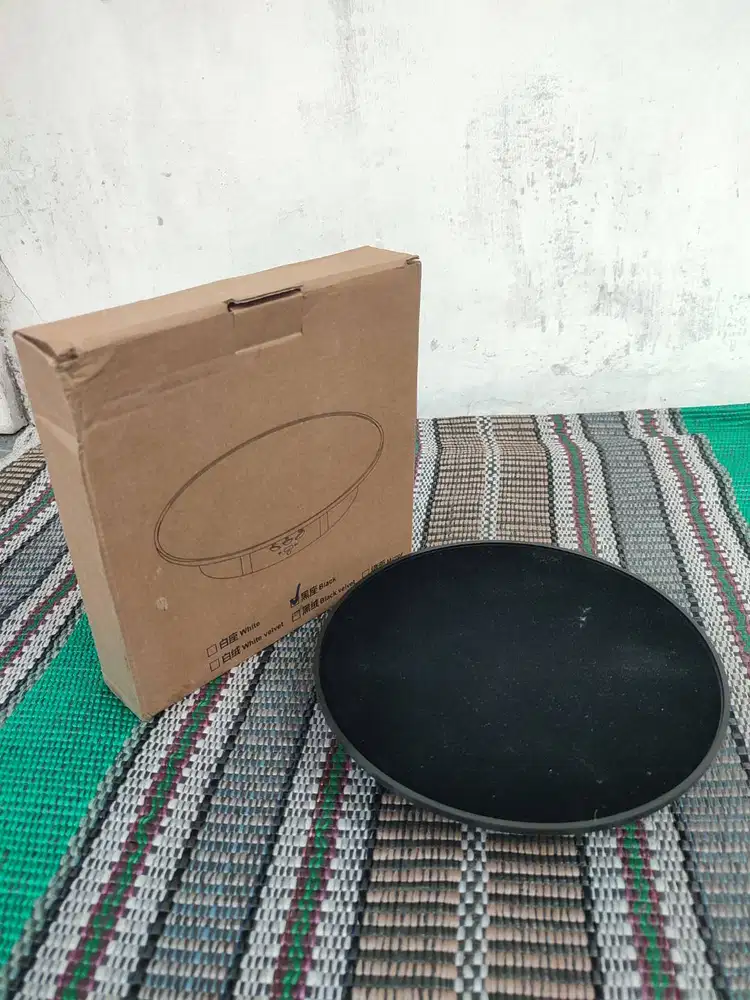 Alat putar fotografi produk mirroring 360 derajat