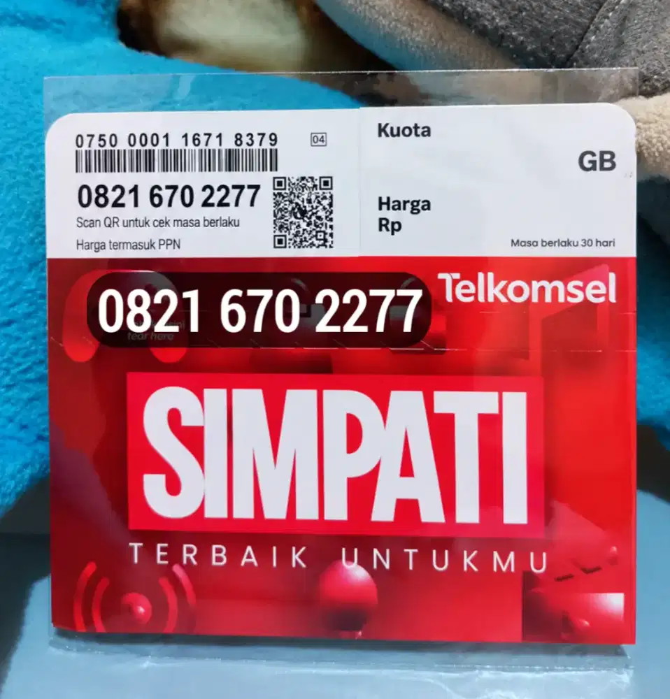 Kartu Telkomsel Simpati 11 Digit Nomor Cantik (Kuota 3 GB)