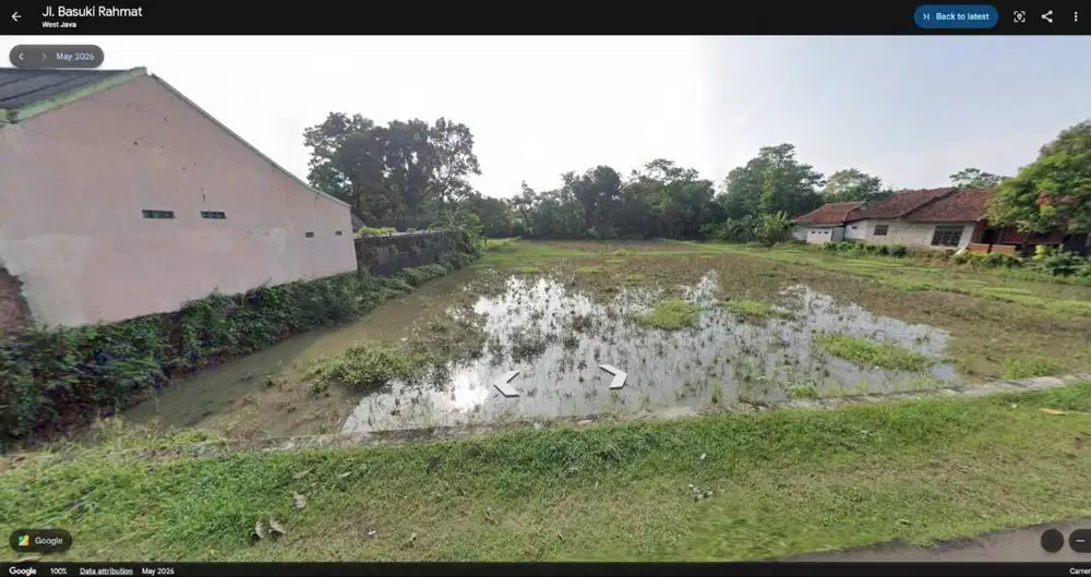 Dijual Tanah SHM 2.001 m² Pinggir Jalan Basuki Rahmat