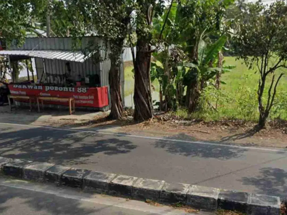 Tanah Prospektif Tepi Jalan Raya Area Tamantirto Dekat Kampus UMY Dan Pusat Kota Jogja