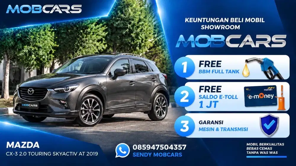 FREE SMART TV 32 INCH CX-3 TOURING SKYACTIVE 2.0 AT 2019 GREY