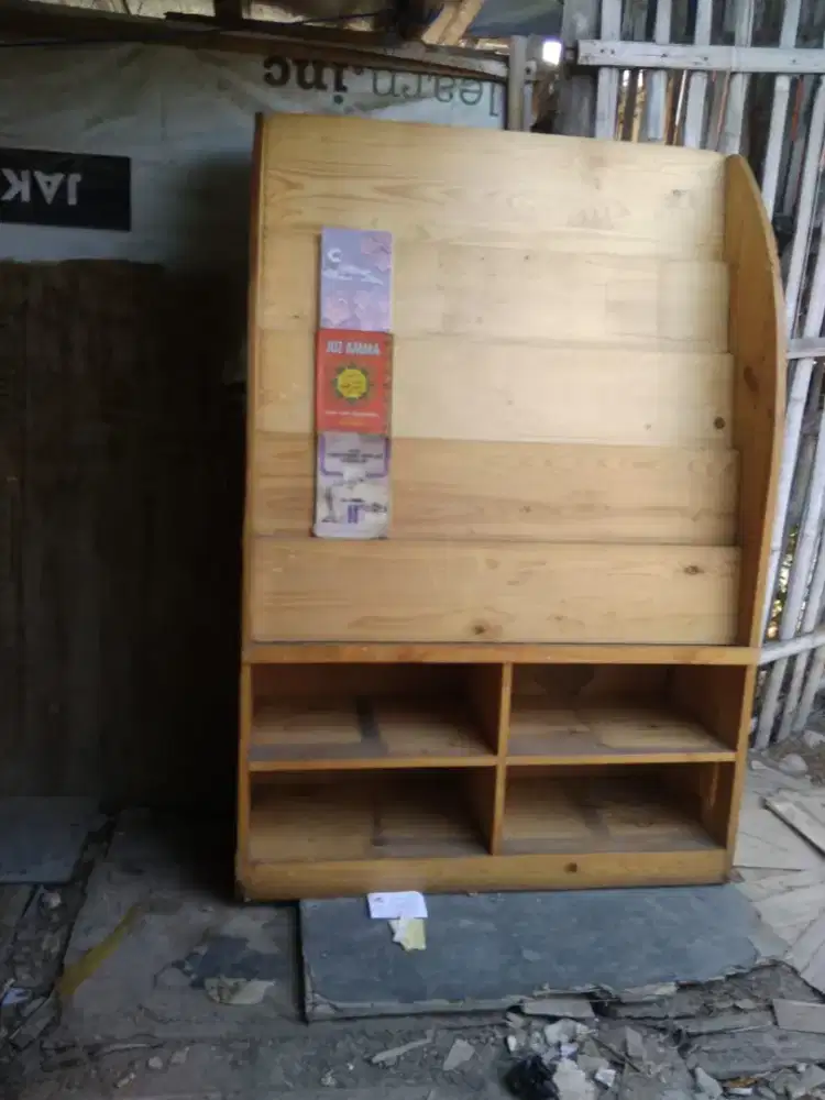 rak buku/majalah anak siap pakai nego