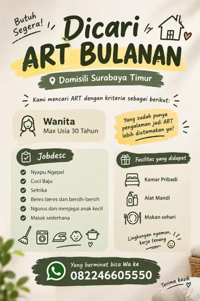LOKER ART SURABAYA TIMUR