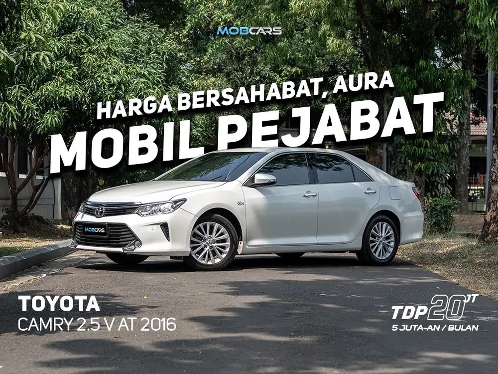 FREE SMART TV 32 INCH CAMRY V 2.5 AT 2016 PUTIH