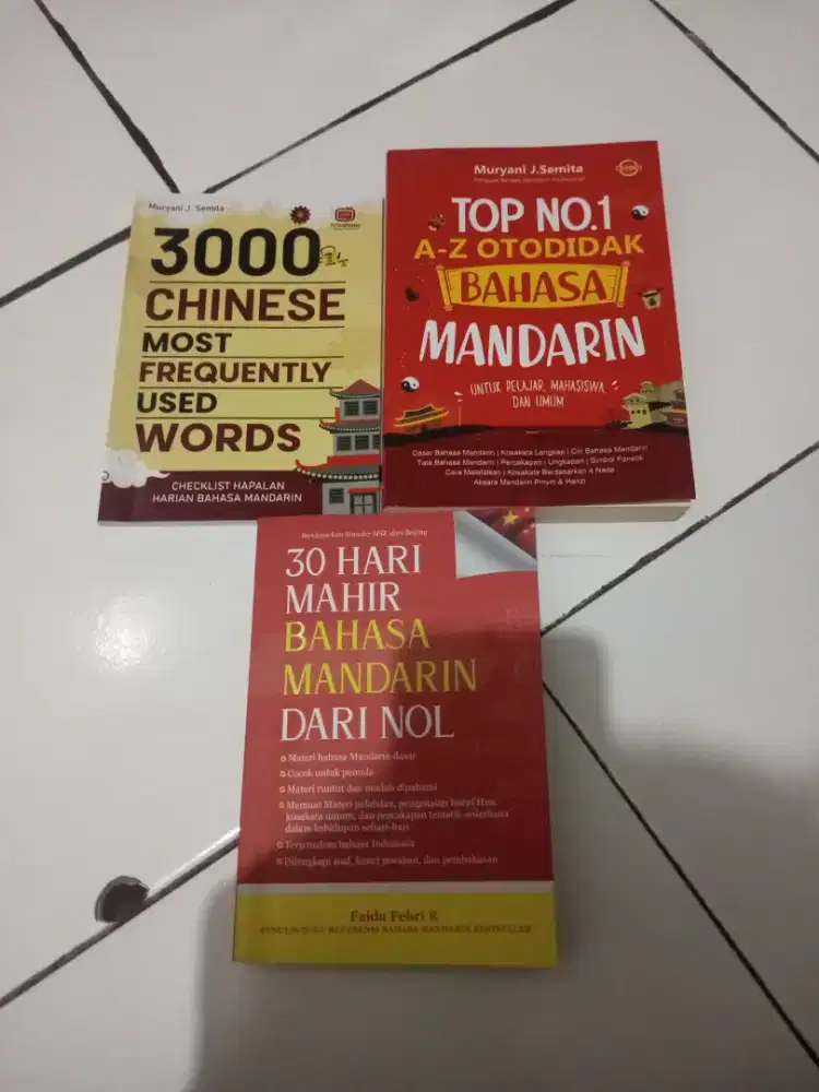 Buku mandarin masih mulus