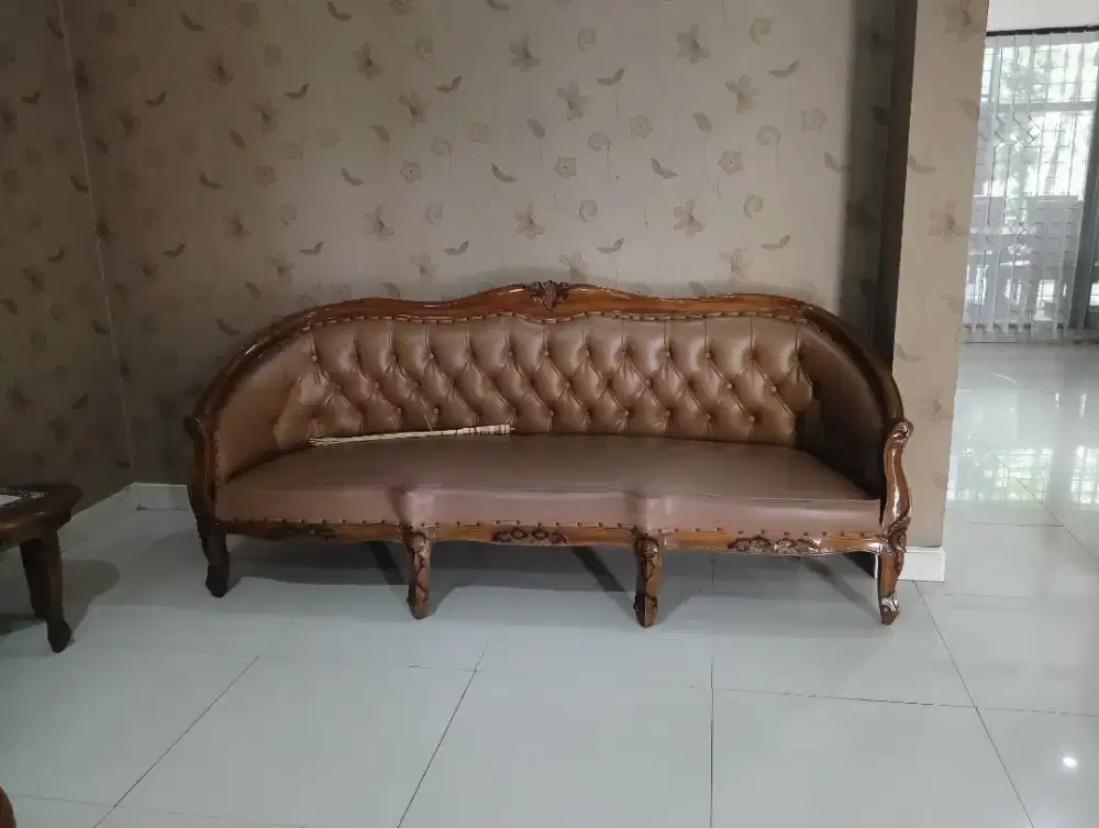 SOFA KAYU MAHONI 1 set