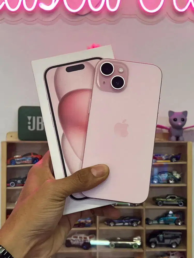 Iphone 15 pink 128gb second mulus iBox