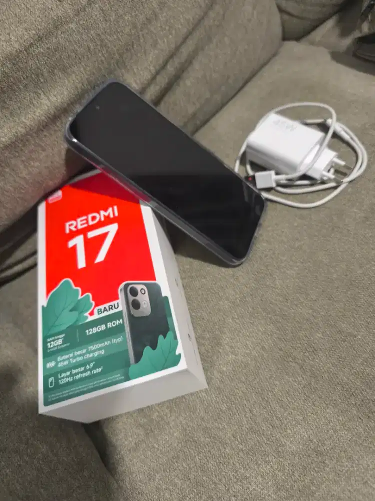 Redmi 17 6/128 black ( second like new ) full set