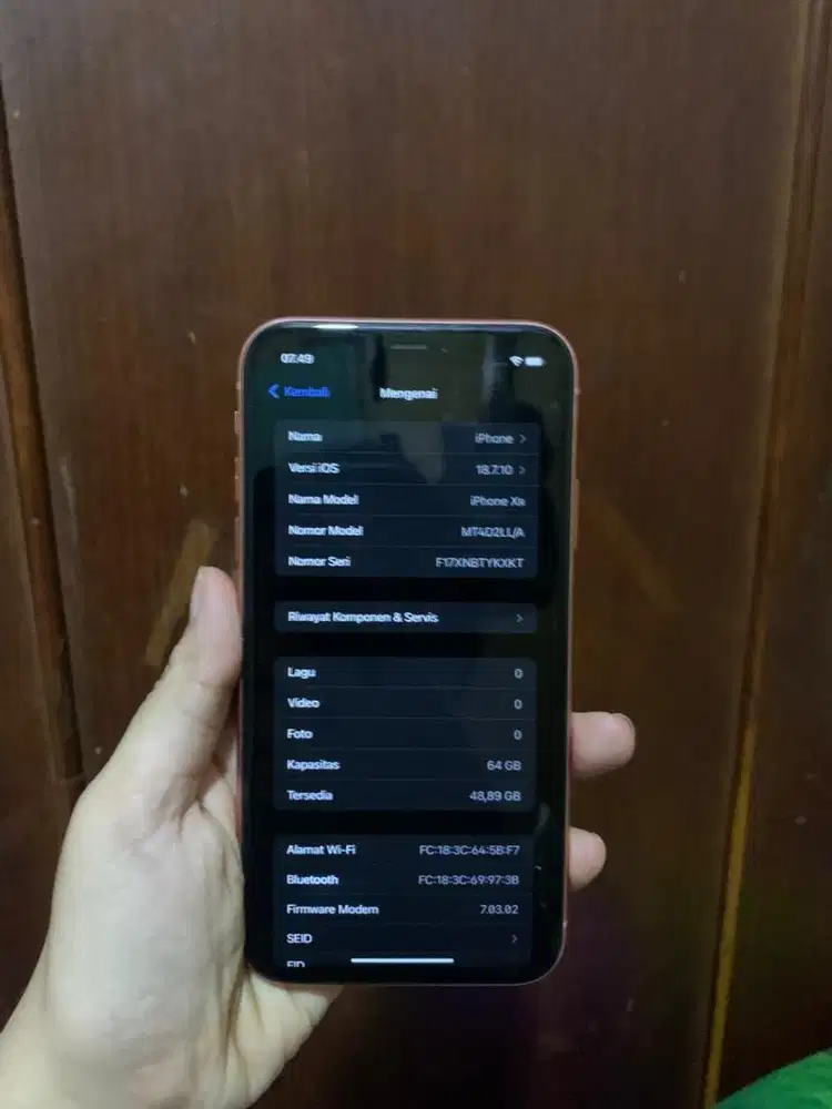 iphone XR 64gb ( whitelist aktivasi 2019 )