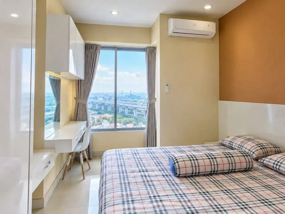 DISEWAKAN APARTEMEN 1 BR FULL FURNISHED – KAMALA LAGOON BEKASI