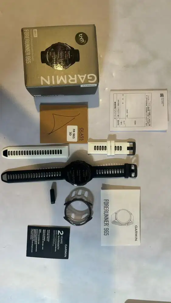 GARMIN FORERUNNER 965 LIKE NEW | GARANSI JULI 2028 | FULLSET + 2 STRAP