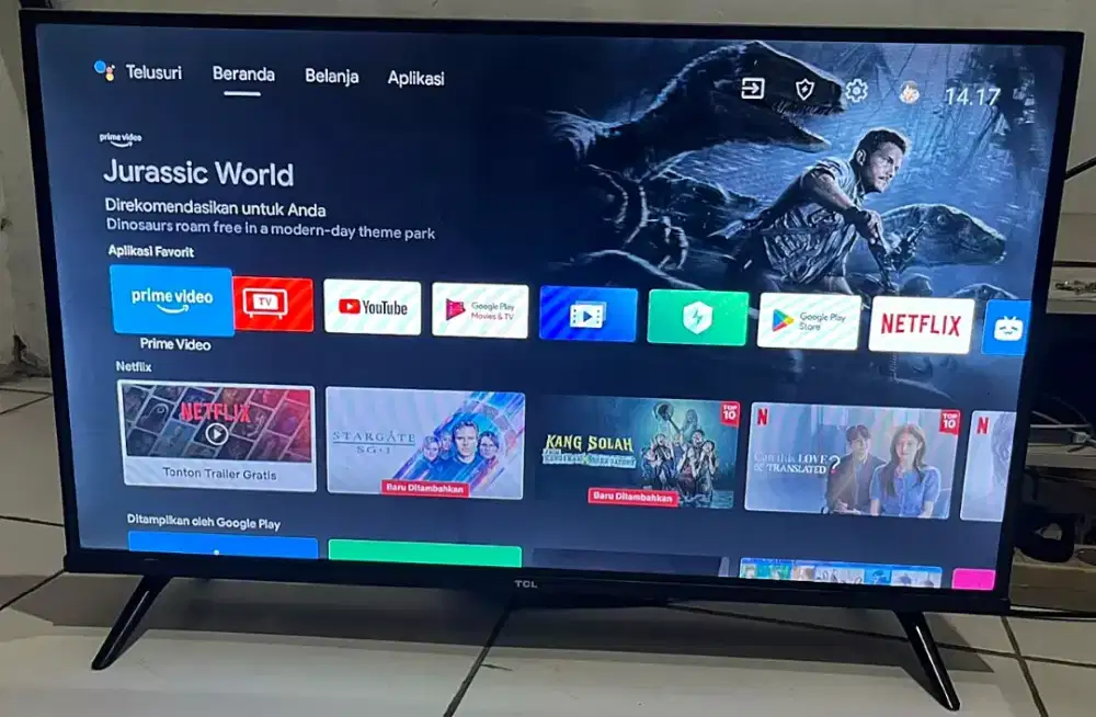 TV LED 32 INC TCL ANDROID&DIGITAL BAGUS NORMAL&GBR BENING BEKASI UTARA