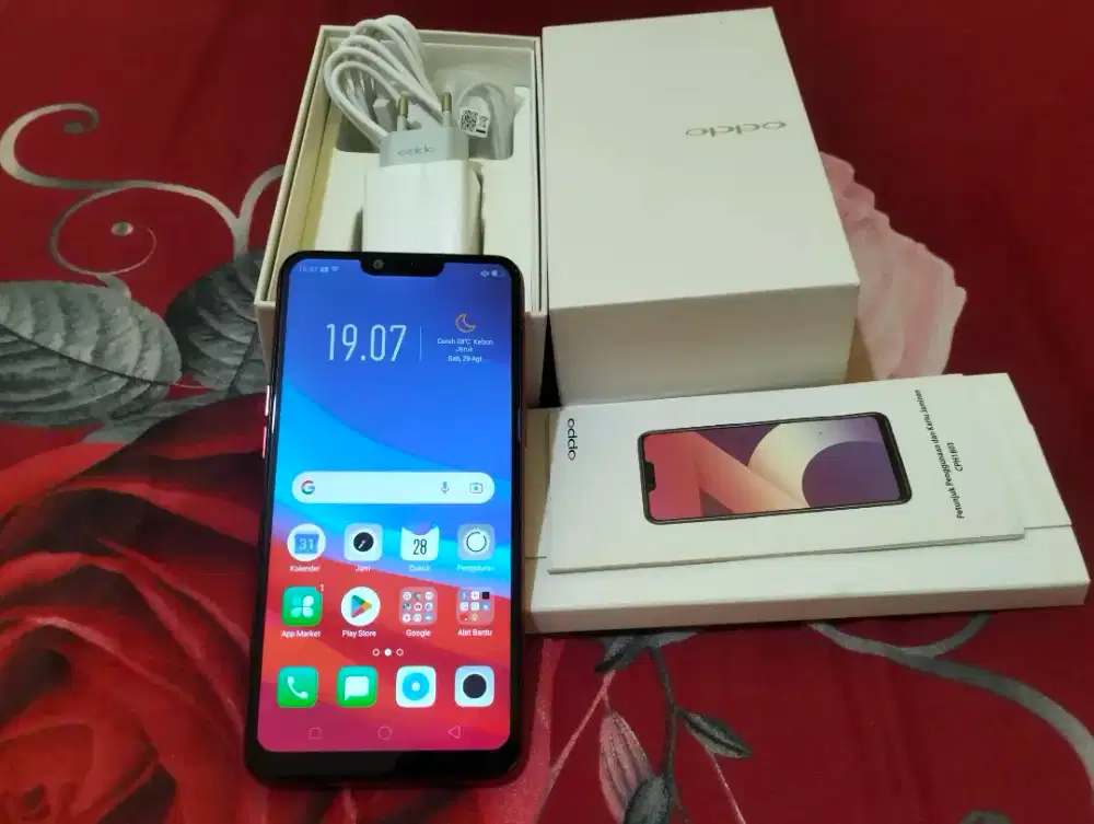 OPPO A3S RAM 6GB  128GB 4G LTE Duos 6.2in Mulus Komplit