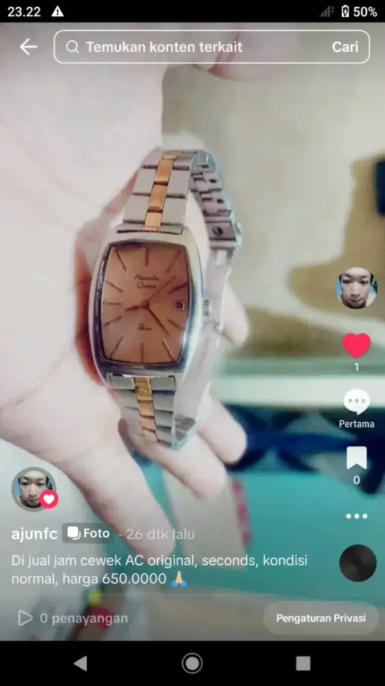 JAM TANGAN CEWEK MEREK ALEXANDRE CHRISTIE