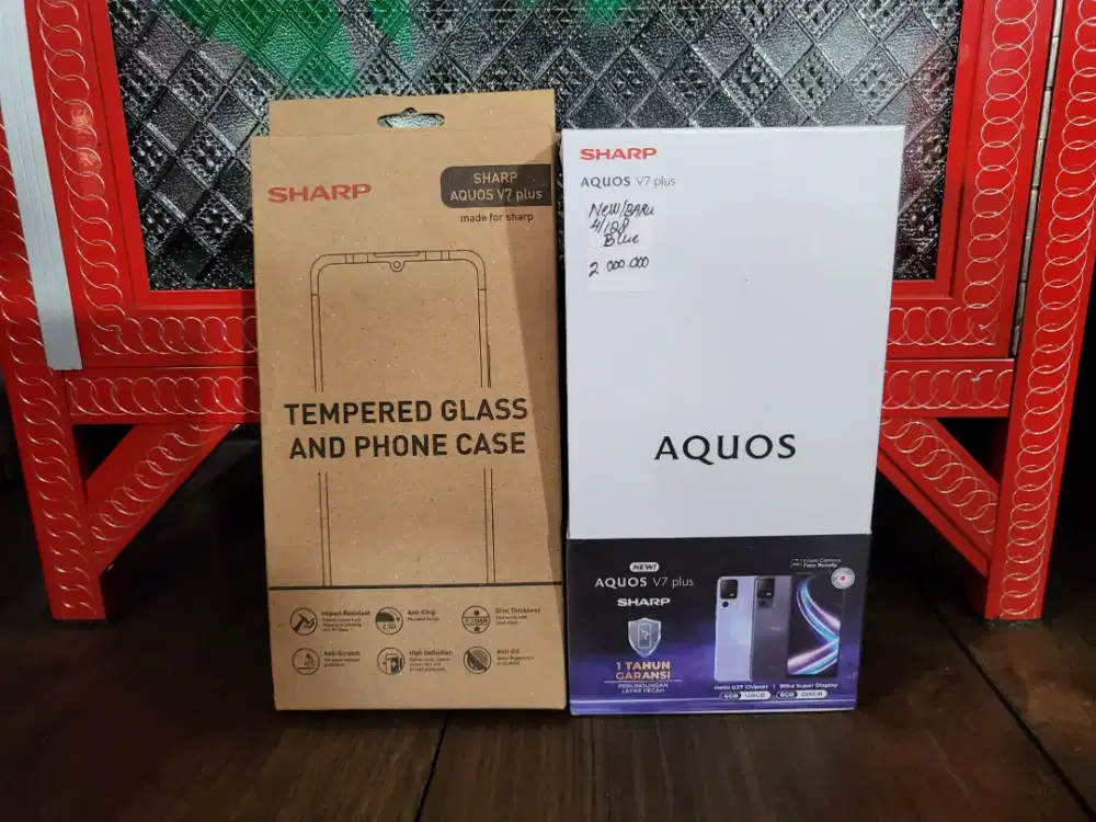 Sharp Aquos V7 Plus 4GB/128GB Blue Baru