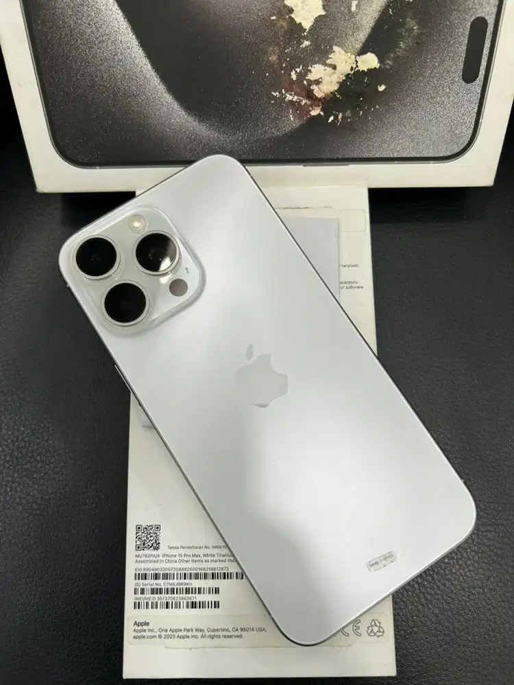 Iphone 15 Promax , White Titanium , 256GB IBox