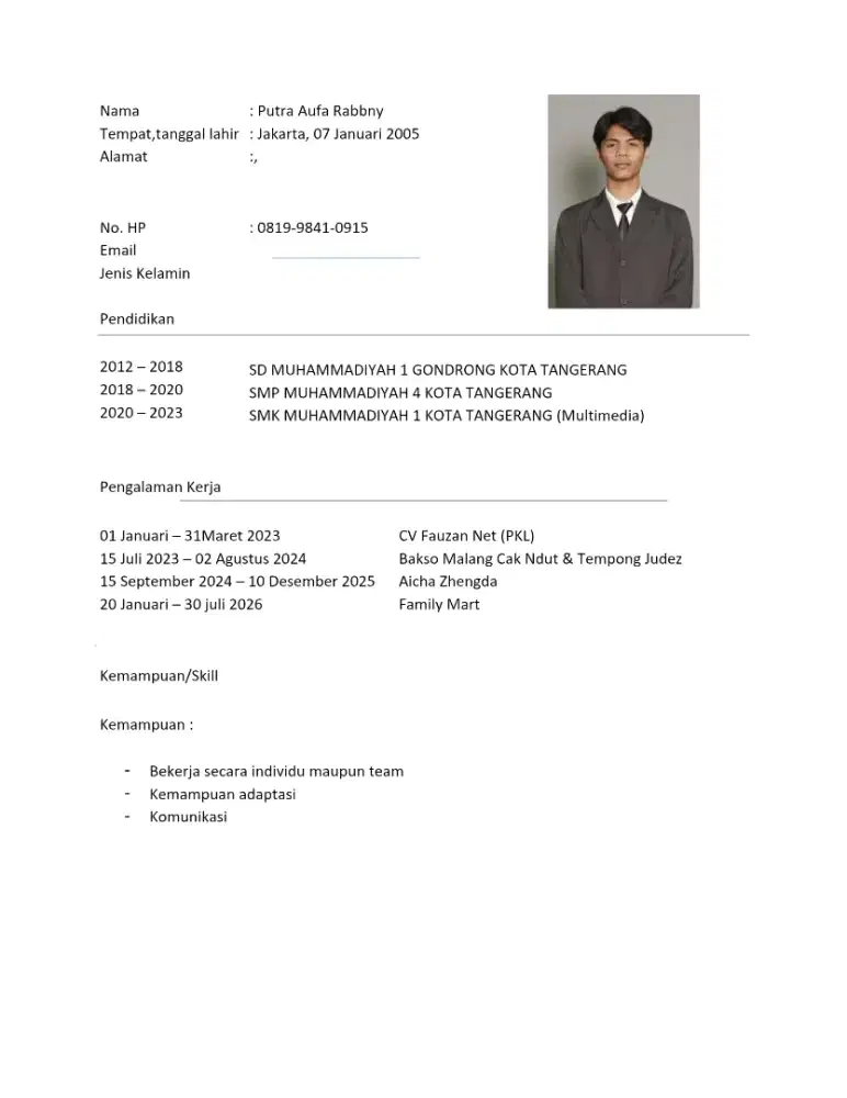 mencari kerjaan