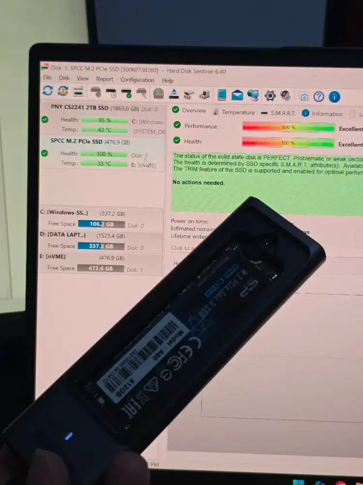 SSD NVME SILICON POWER A60 512GB GEN 3