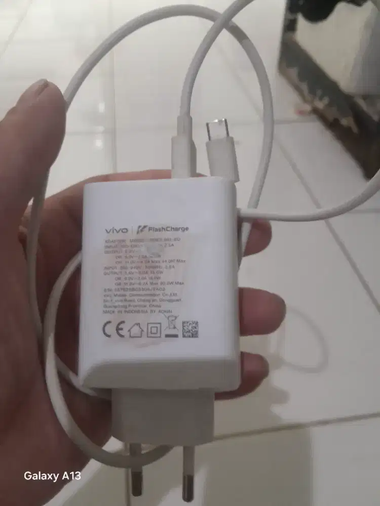 charger vivo 90wat original petir 2 fast charging