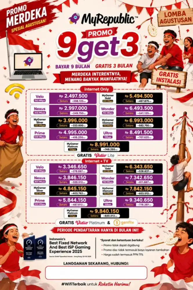 Johar Baru promo Internet Myrepublic wifi myrepublic