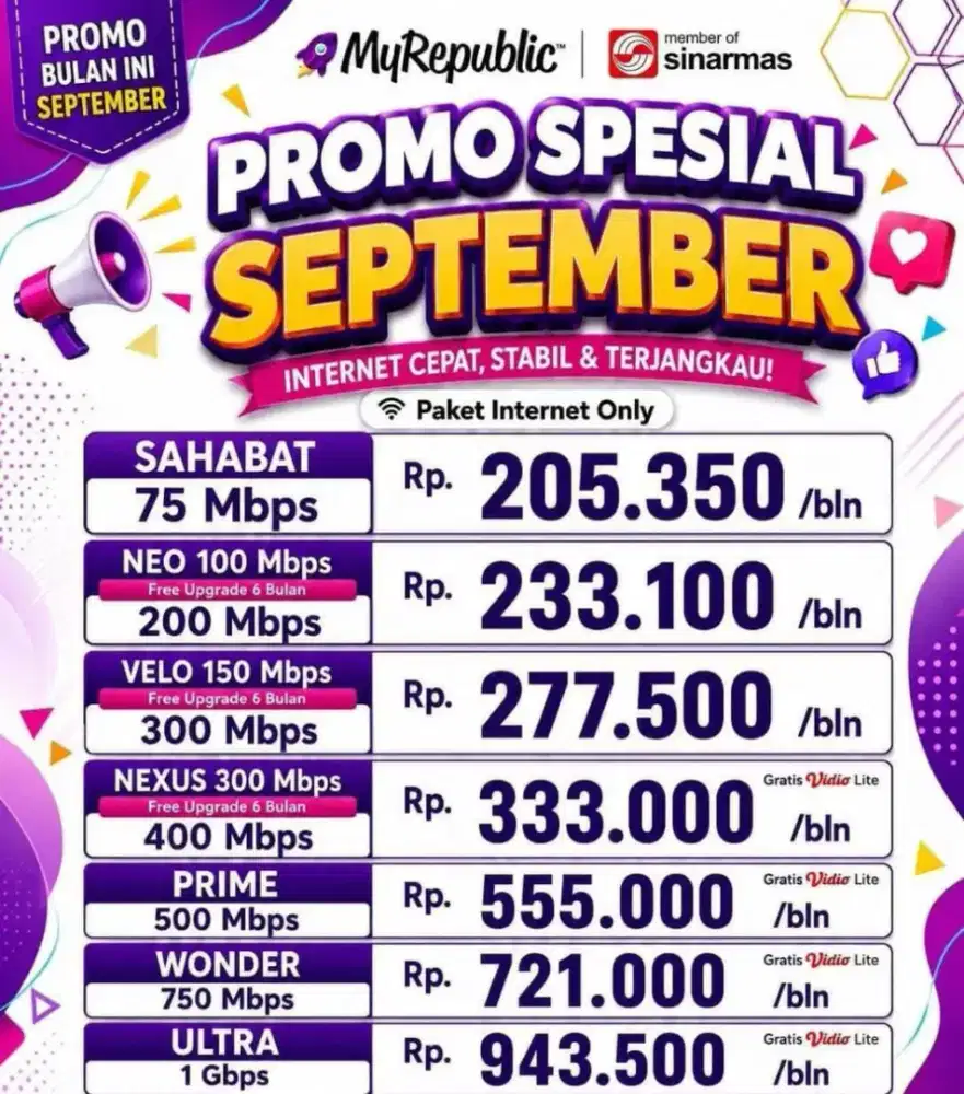 Johar Baru promo Internet Myrepublic wifi myrepublic
