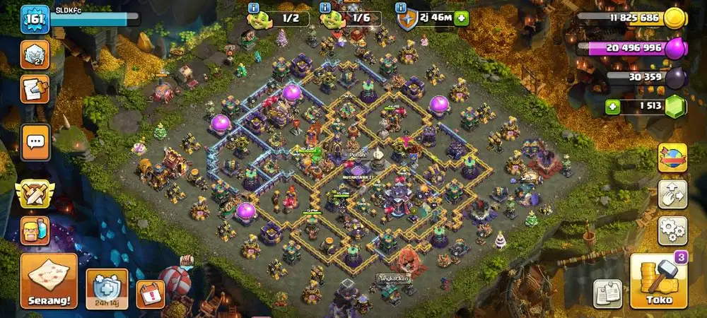 Akun coc ,TH 15