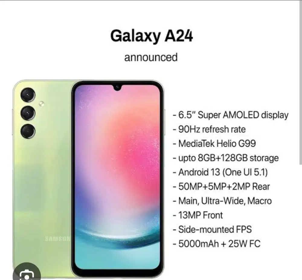 Samsung Galaxy A24 Second For SALE