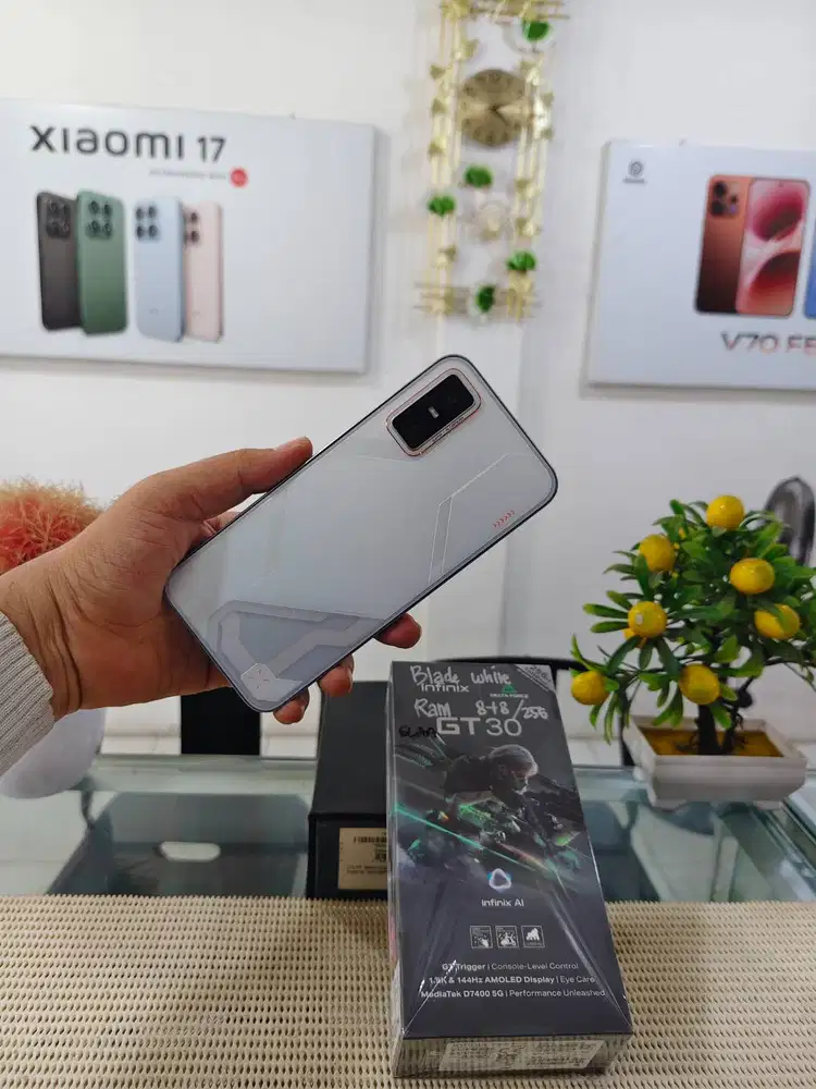 Infinix GT 30 5G Ram 8+8Gb/ 256Gb Fullset Mulus Like New Bergaransi