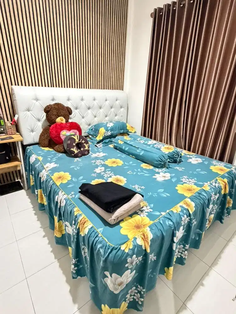 Set divan & bed 6 kaki