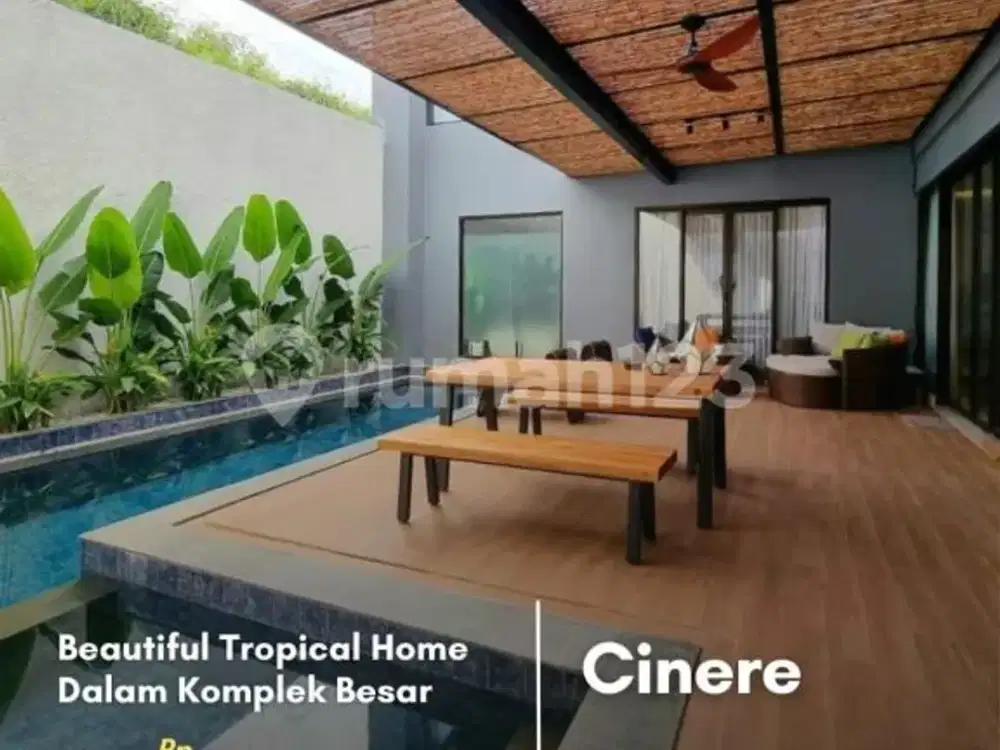 CINERE - [FOR SALE]: BANGUNAN BARU 2 LANTAI, FULL FURNISHED
