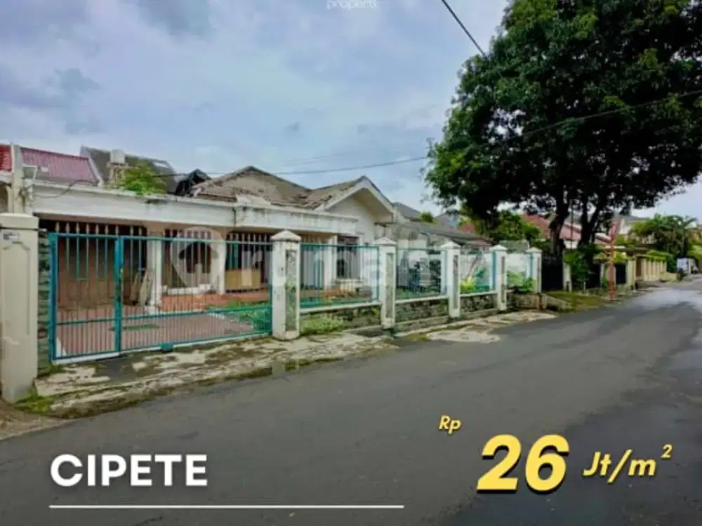 Dijua Cepat Rumah Itung Tanah Di Cipete