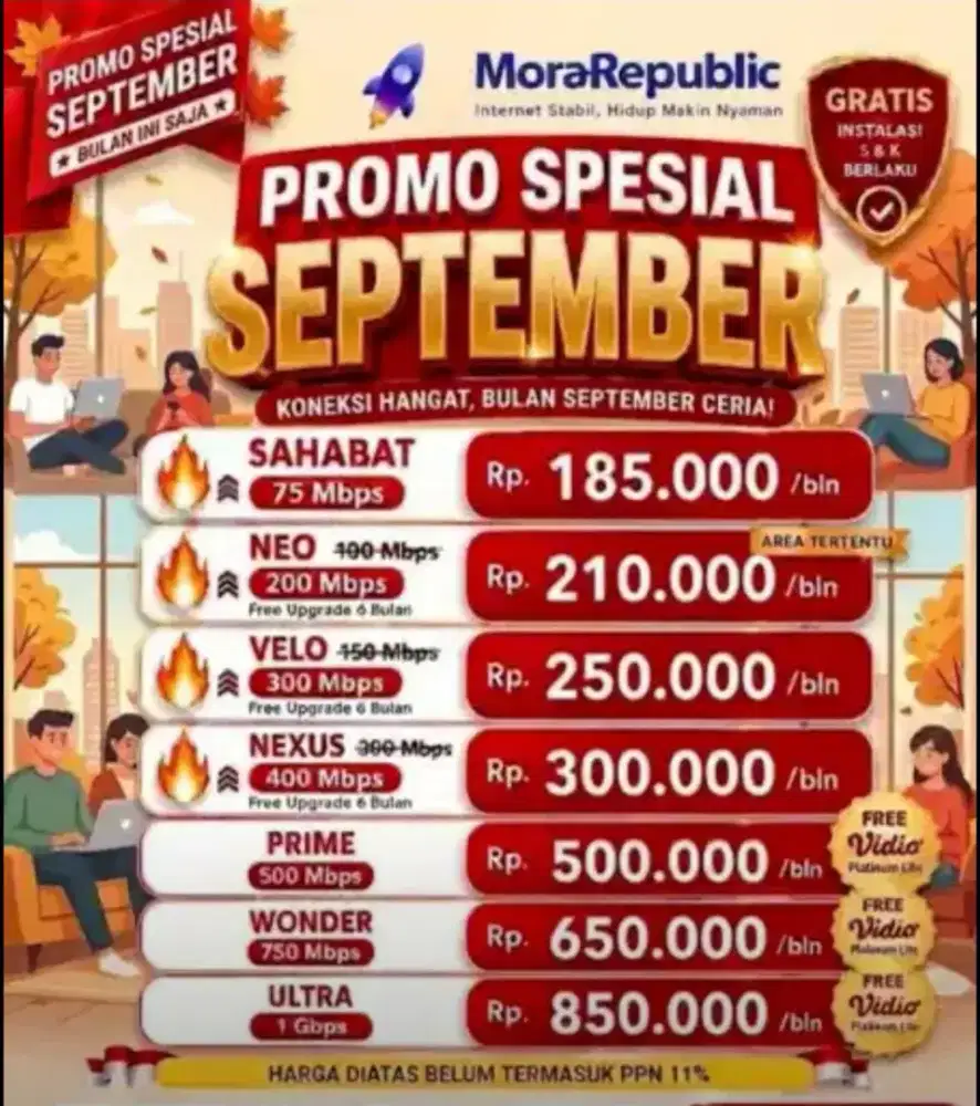 Cempaka putih Promo internet myrepublic wifi myrepublic
