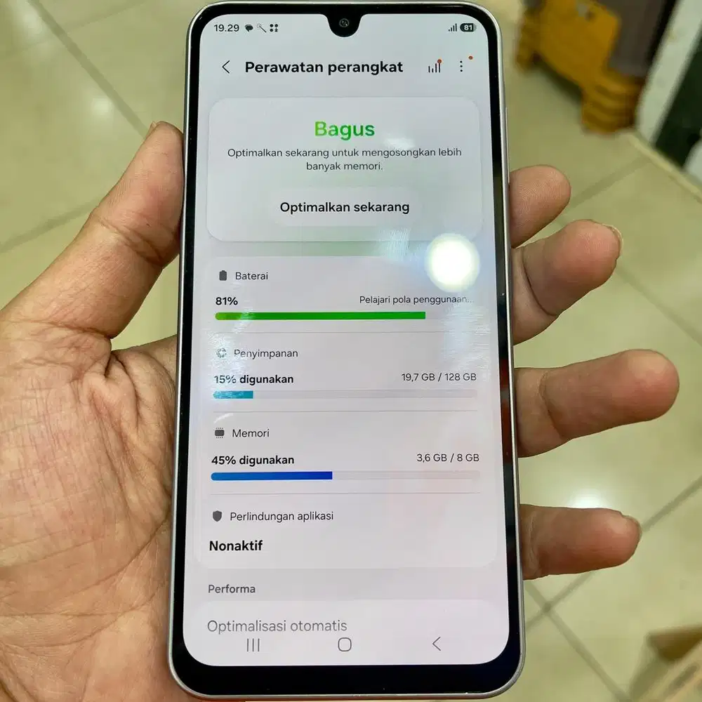 Samsung a17 4g ram 8 / 128 resmi fullset original garansi