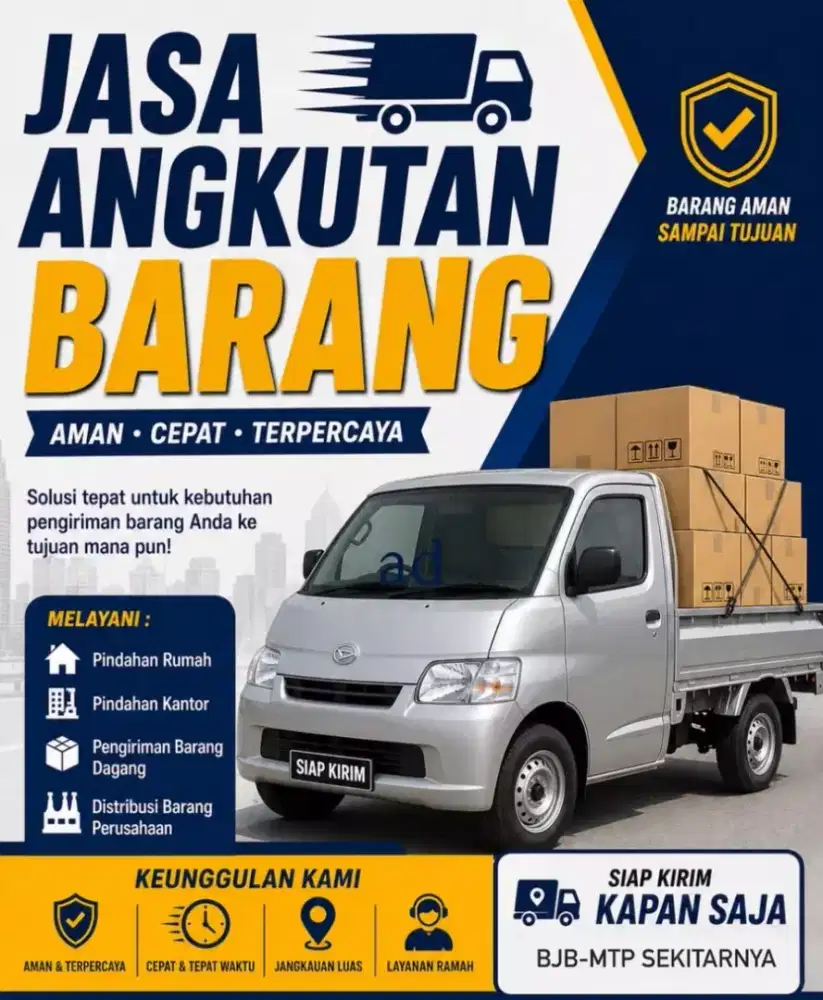 jasa angkutan pindahan dll