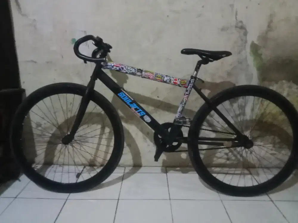 Sepeda fixie rakitan bekas