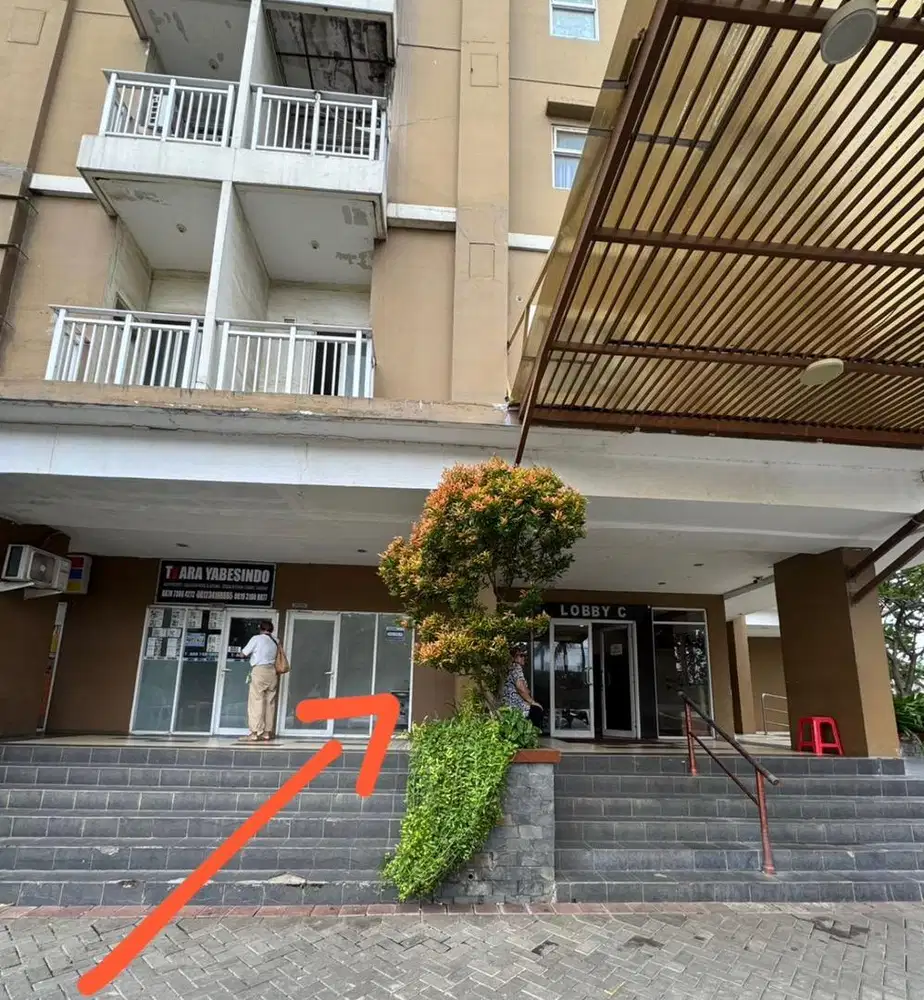 sewa Kios apartment samping lobby utama