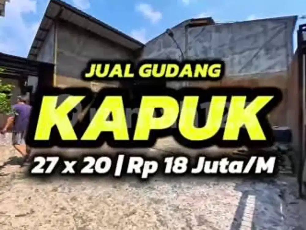 *dijual Gudang + Office Uk. 27x20 Di Kapuk, Jakarta Barat.(kode Rmrg 2854)