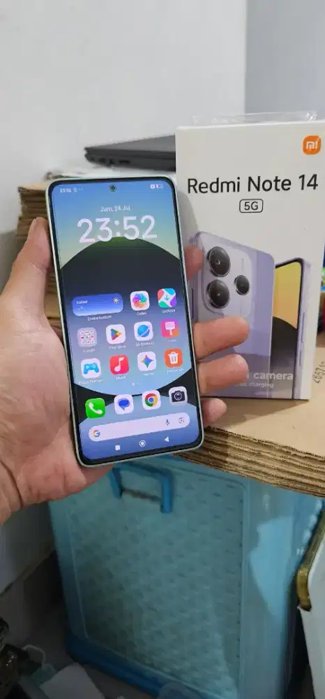 Redmi Note 14 5G Ram 8/256gb Garansi Fullset