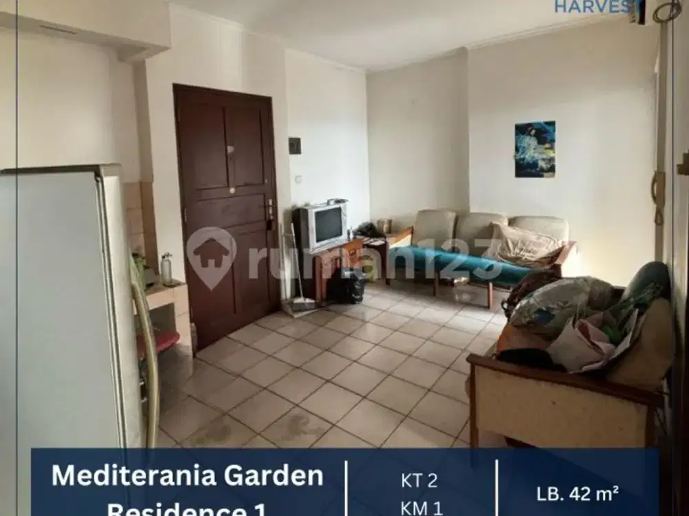 Dijual Murah Apartemen Mediterania 1 Furnished