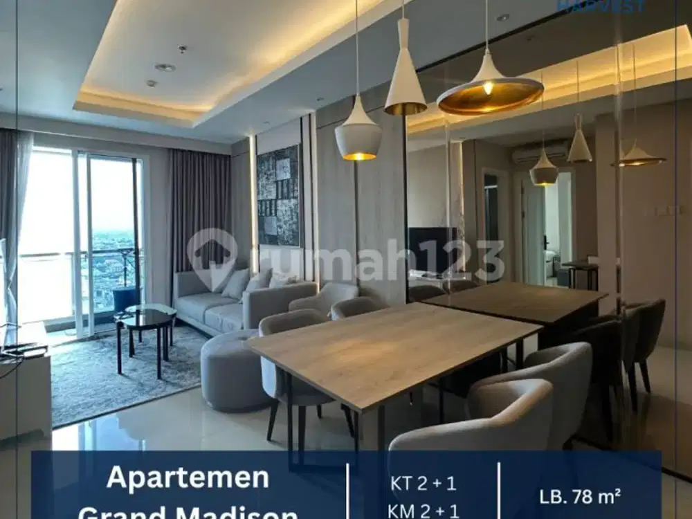 Dijual Rugi Apartemen Grand Madison Furnished