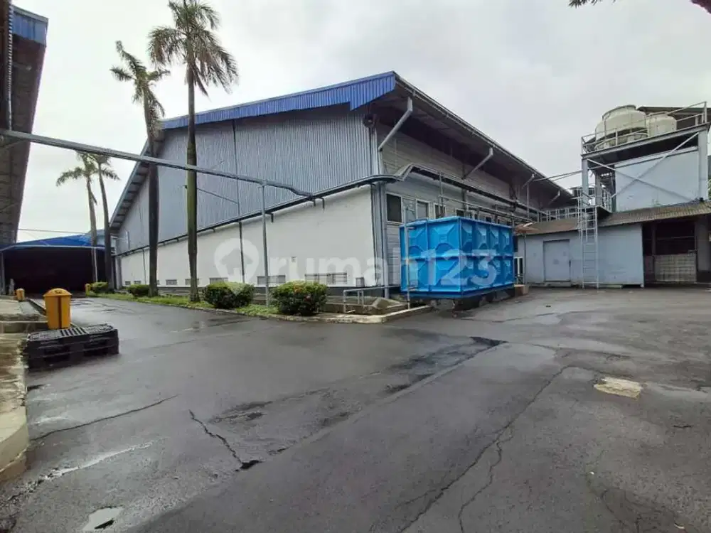 *Dijual & Disewakan Tanah Luas 3,5Ha+ Bangunan Pabrik + Gudang Luas 1,9Ha di Bekasi*(Kode Rmrg 2633)