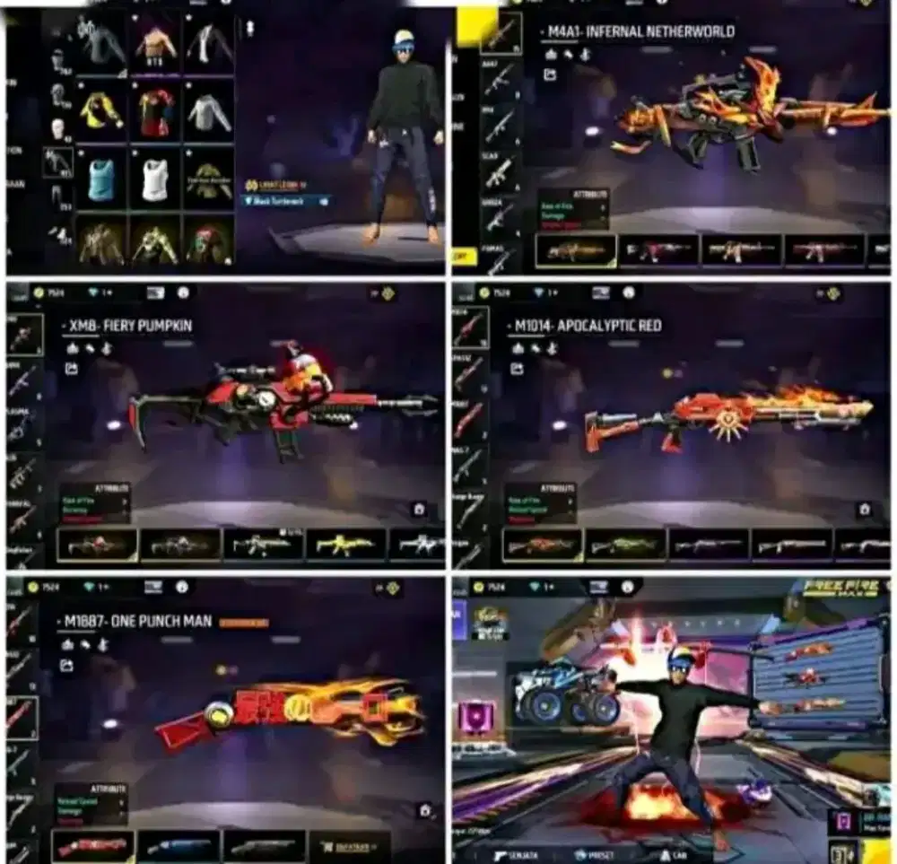Jual Akun FF spek idaman 100% Asli Real Amanah & Tepercaya