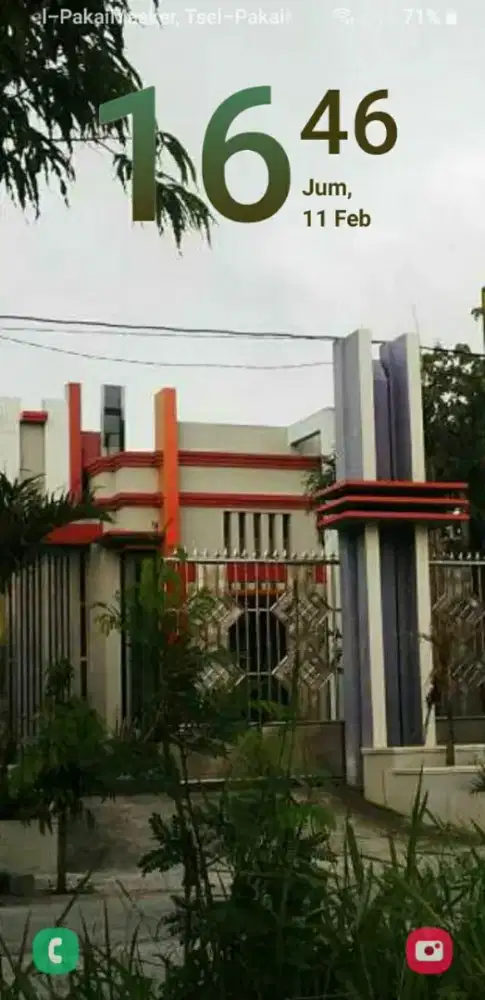 Disewakan rumah 2 LT plus kantor depan rumah