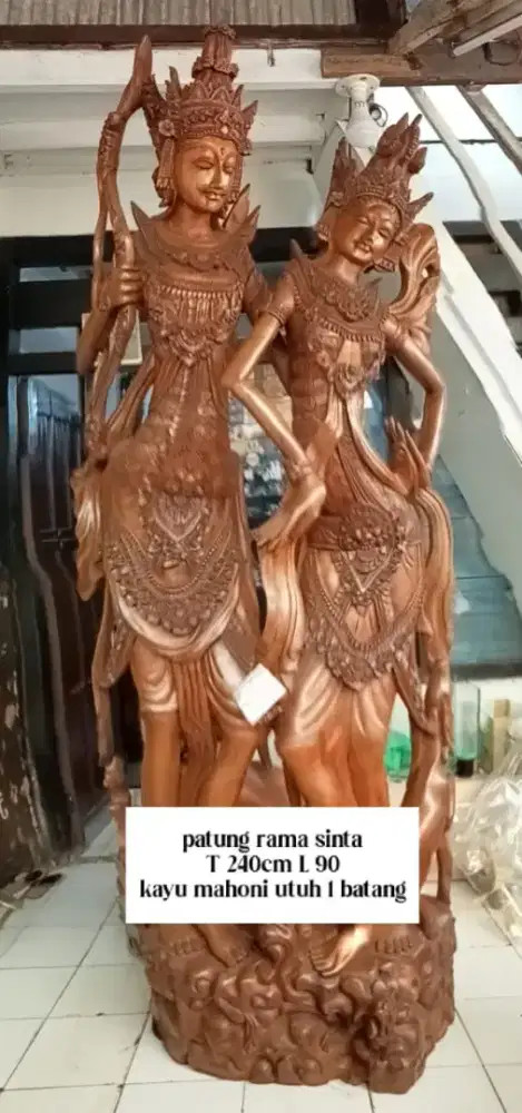 patung rama sinta