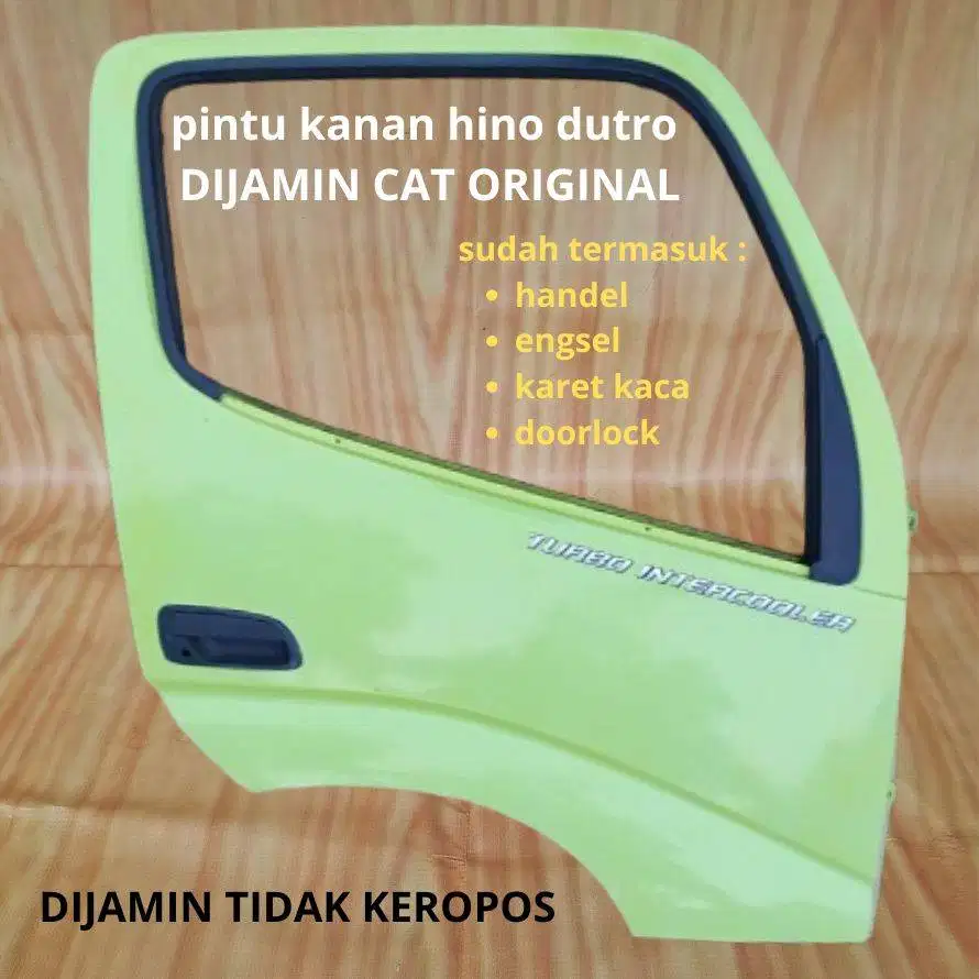 pintu kanan hino dutro DIJAMIN CAT ORIGINAL DAN KOMPLIT tanpa kaca