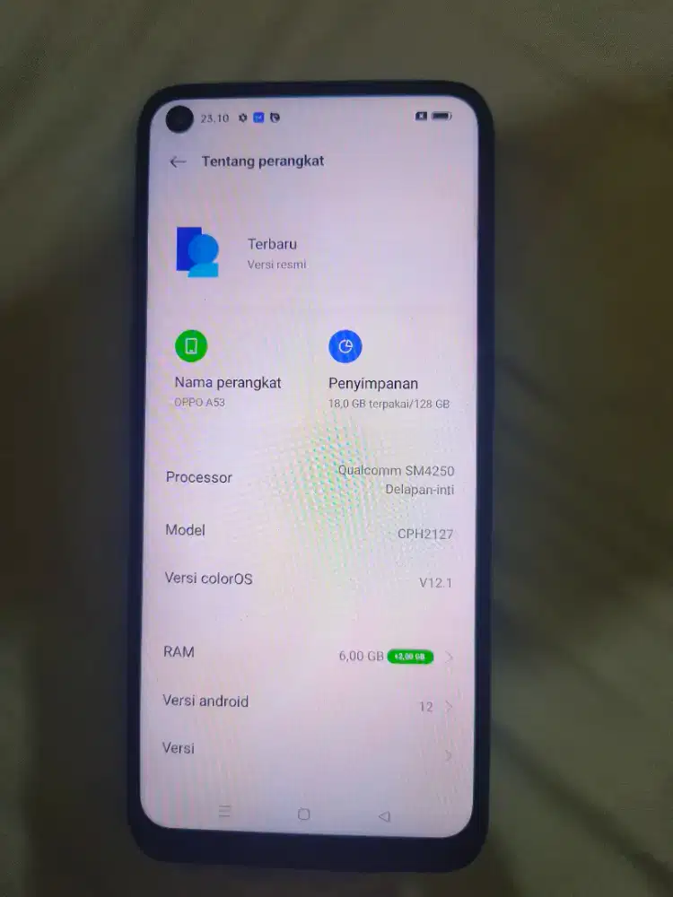 Oppo a53 ram 6/128