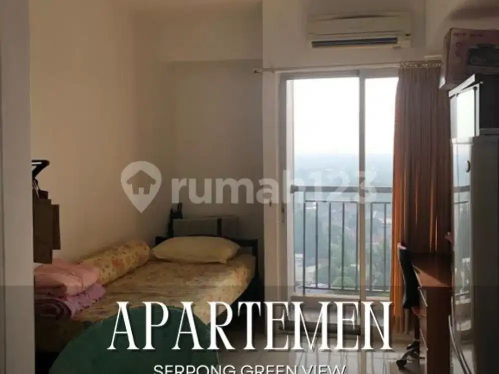 Dijual Murah Apartemen Serpong Green View Type Studio