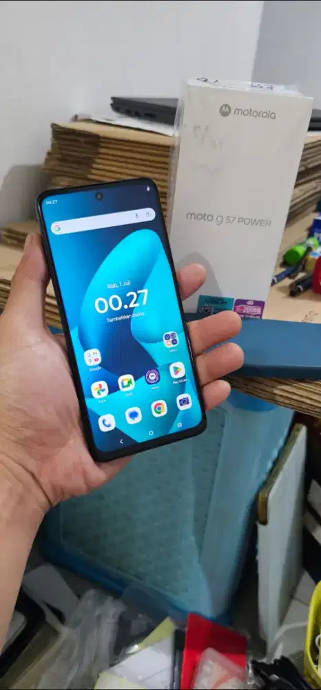 Motorola G57 Power Ram 8/128gb Garansi Mulus Fullset